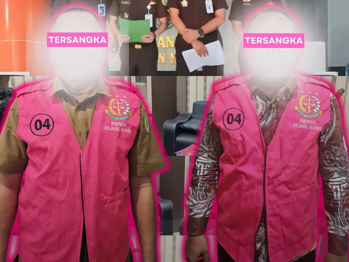 Kejari Rohil Tetapkan 2 Pejabat Disdikbud Sebagai Tersangka Perkara Dugaan Korupsi Pembayaran TPP Ribuan Guru PPK