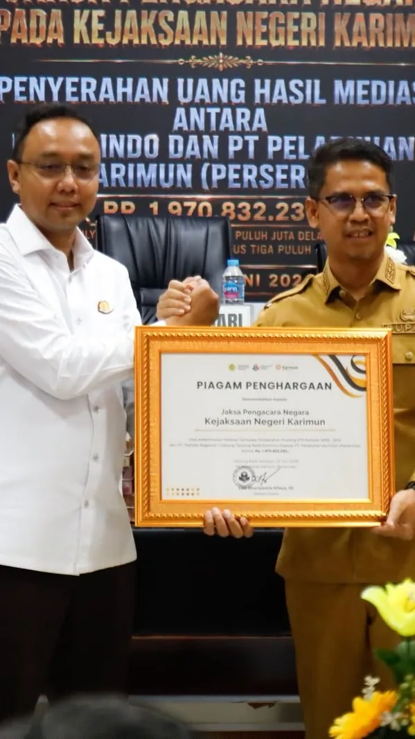 Mandek Selama 12 Tahun, Datun Kejari Karimun Selesaikan Sengketa Bagi Hasil PT Pelindo dan  BUMD