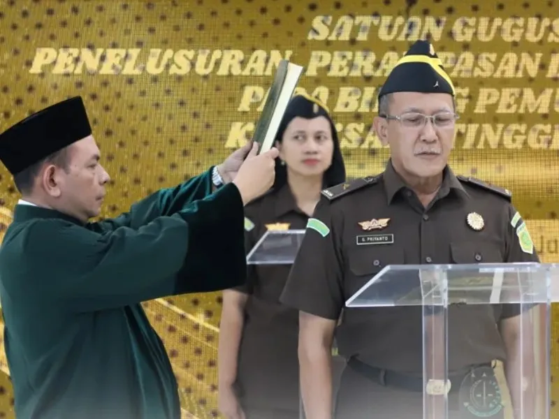Kajati Jatim melantik 19 orang jaksa sebagai Tim Satgas Pemulihan Aset