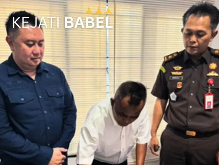 Kejati Bangka Belitung Terima Penitipan Uang Pengembalian Kerugian Keuangan Negara Rp550 Juta dalam Perkara Korupsi Tambang Timah